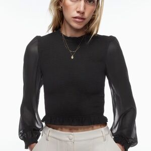 Aritzia Wilfred Tempest Blouse (XS)